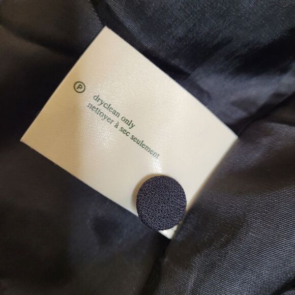 NEW Vintage Laura Ashley black goth velvet cuff long victorian coat jacket 12 - Picture 7 of 11